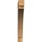 Ekena Millwork Thorton Block Rough Sawn Bracket, Western Red Cedar, 4"W x 32"D x 32"H BKT04X32X32THR05RWR - alternate 2